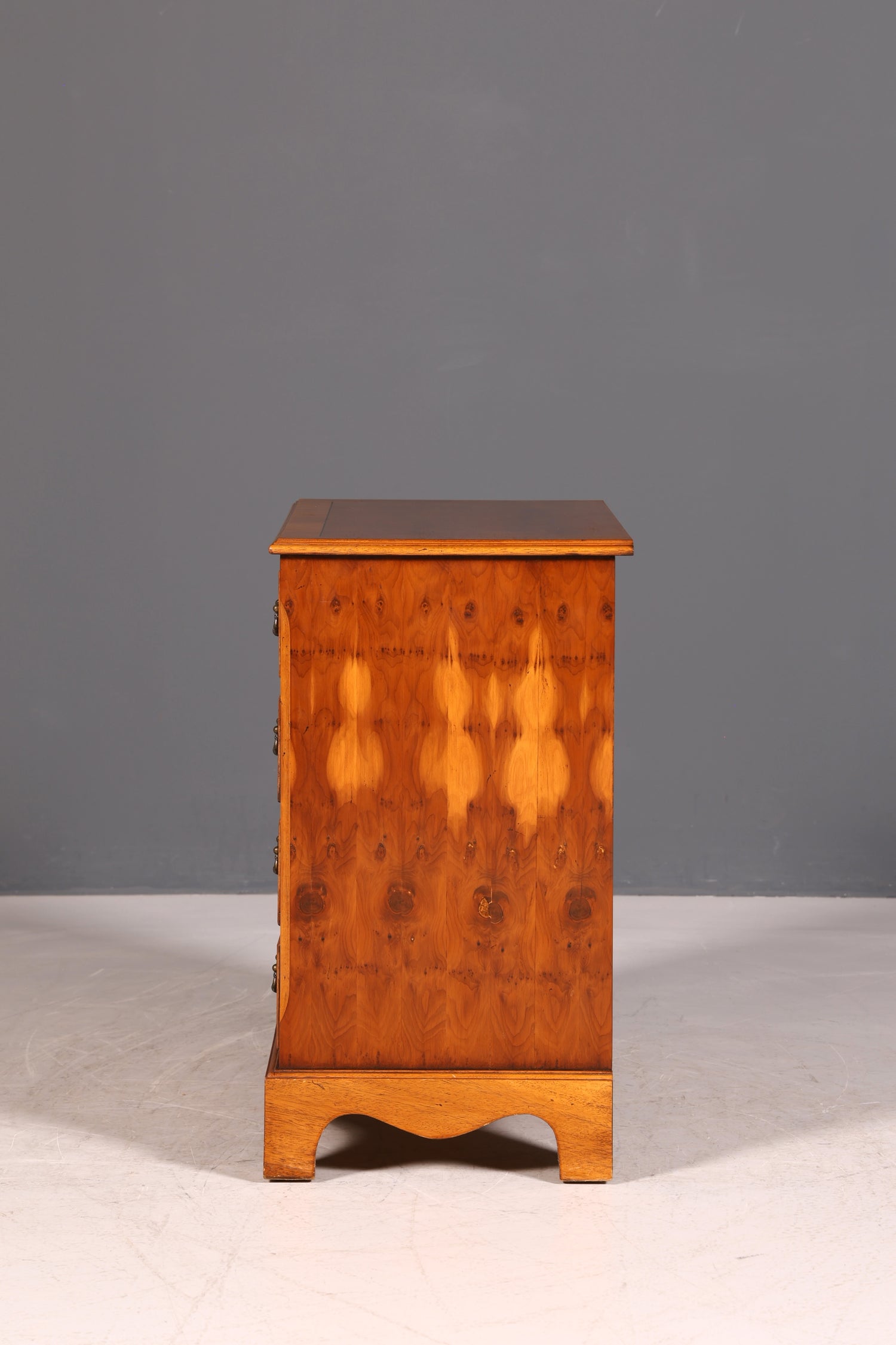 G021 Finish cm Wunderschöne Englische Kommode Holz TV Schrank Antik Sideboard