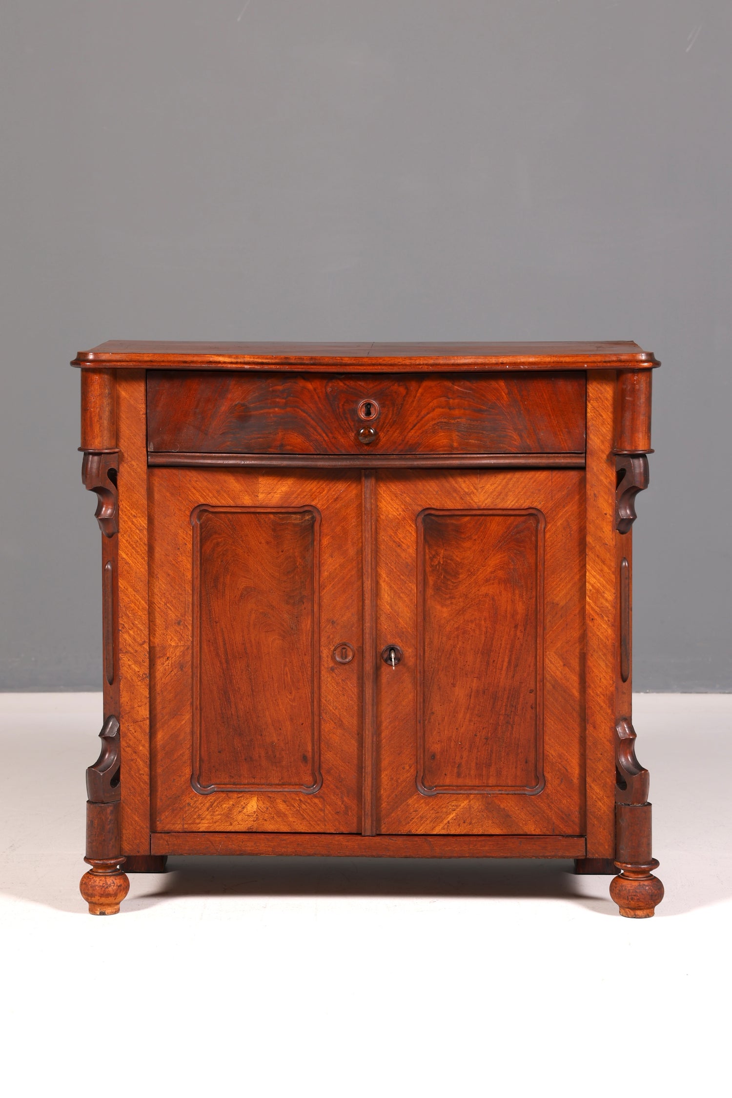 Wunderschöner Louis Philippe Schrank Gründerzeit Kommode Antik um 1880