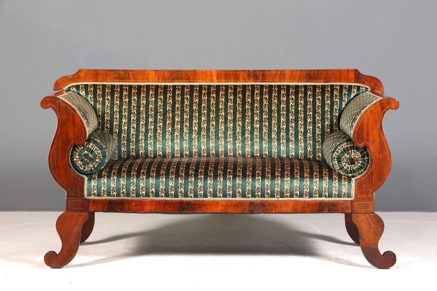 Beeindruckender Original Biedermeier Sofa Antik Couch um 1860 Canapé 2- Sitzer Sofa