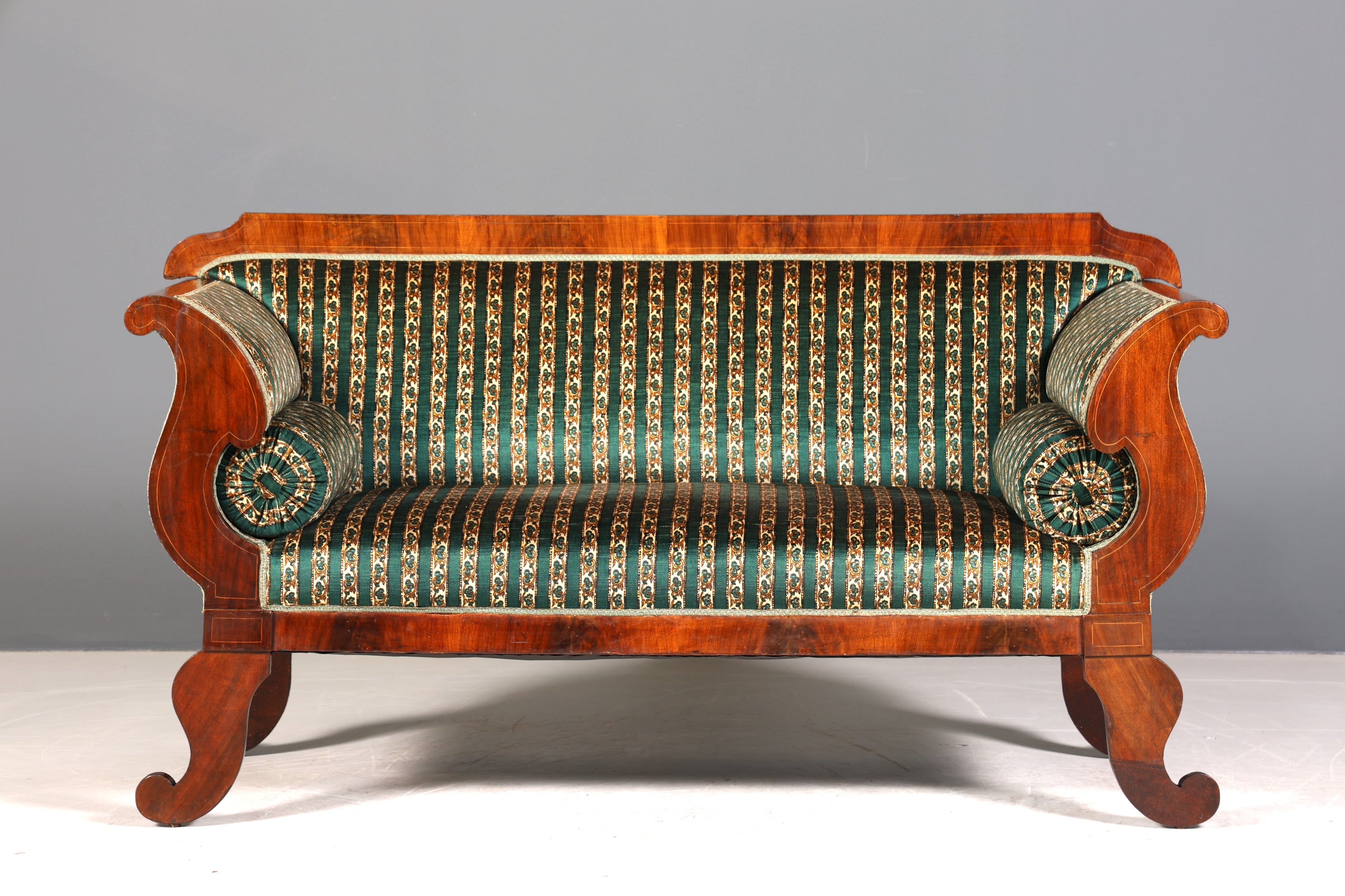 Beeindruckender Original Biedermeier Sofa Antik Couch um 1860 Canapé 2- Sitzer Sofa