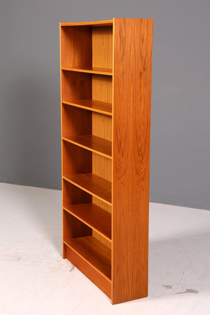 Schlichtes Mid Century Regal Vintage Bücherregal Schrank Buchablage Bookshelf 60s Holz