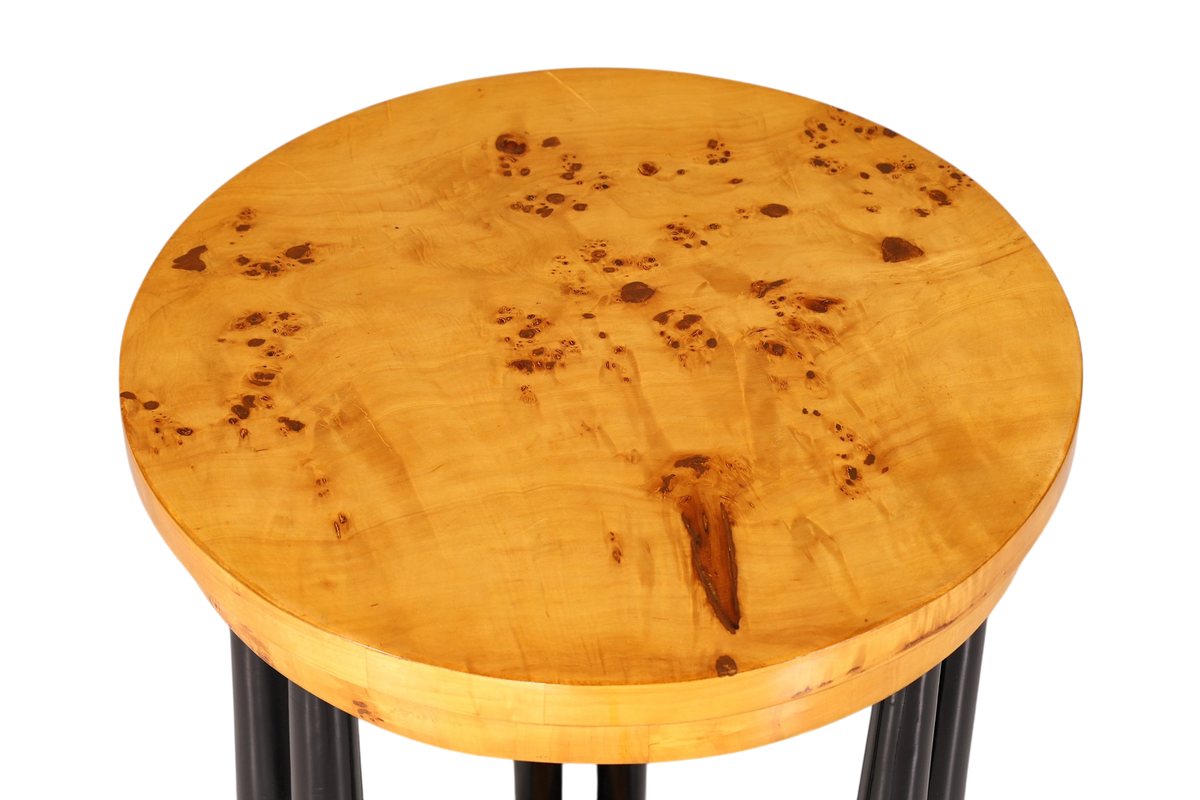 Stilvoller Art Deco Stil Tisch Luxus Couchtisch Biedermeier Ablagetisch Birke Wohnzimmer Tisch