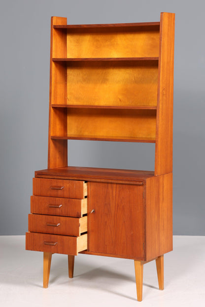 Stilvolles Mid Century Regal Danish Design Nussbaum Schrank Retro Kommode