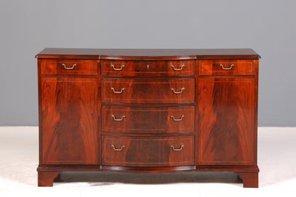 Wunderschönes Englisches Sideboard Mahagoni Schrank Antik 60s Buffetschrank Kommode 1 von 2