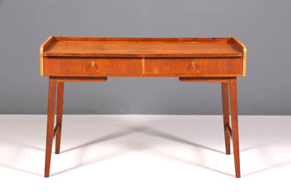 Wunderschöner Mid Century Schreibtisch Teak Holz Danish Design Bürotisch 60er Jahre Office Table