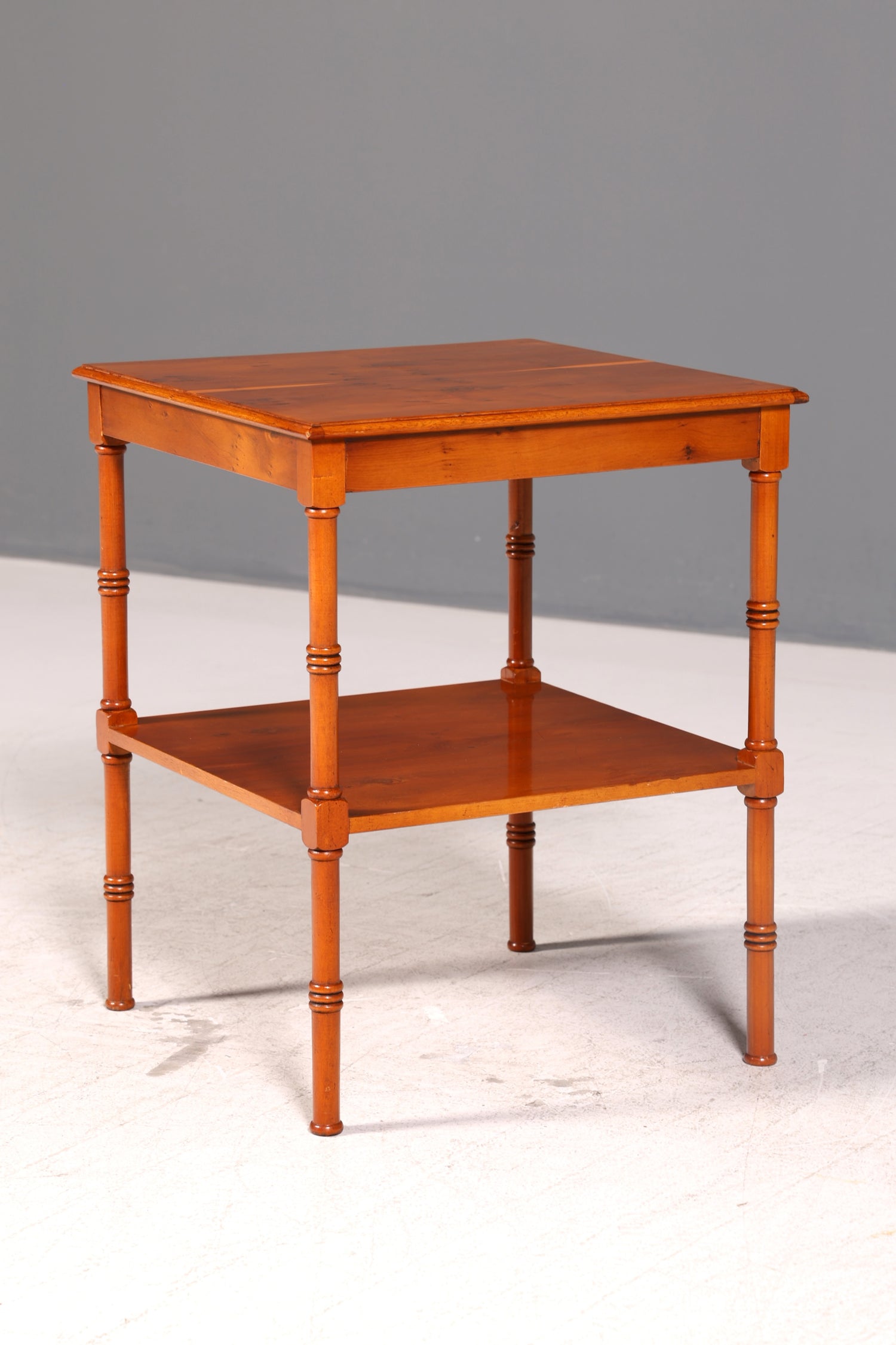 Edler Englischer Beistelltisch Ablagetisch Nachttisch Telefontisch Eiche Side Table