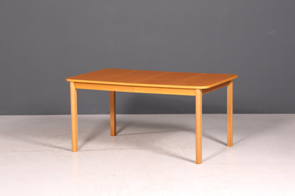 Schlichter Mid Century Esstisch ausziehbarer Vintage Tisch Retro Küchentisch