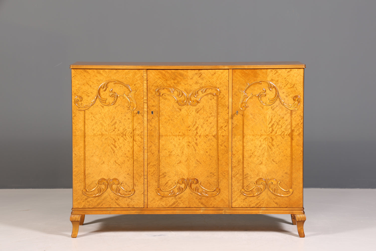 Wunderschöner Original Art Deco Schrank Vertiko Sideboard um 1930 Highboard Brike Kommode