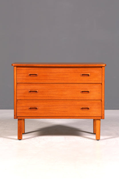Traumhafte Mid Century Kommode Teak Holz Sideboard Vintage Schubladen Kommode Wäschekommode