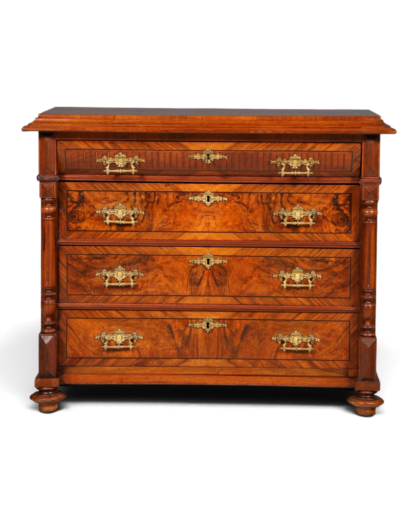 Gründerzeit-Kommode, um 1880, Frontansicht