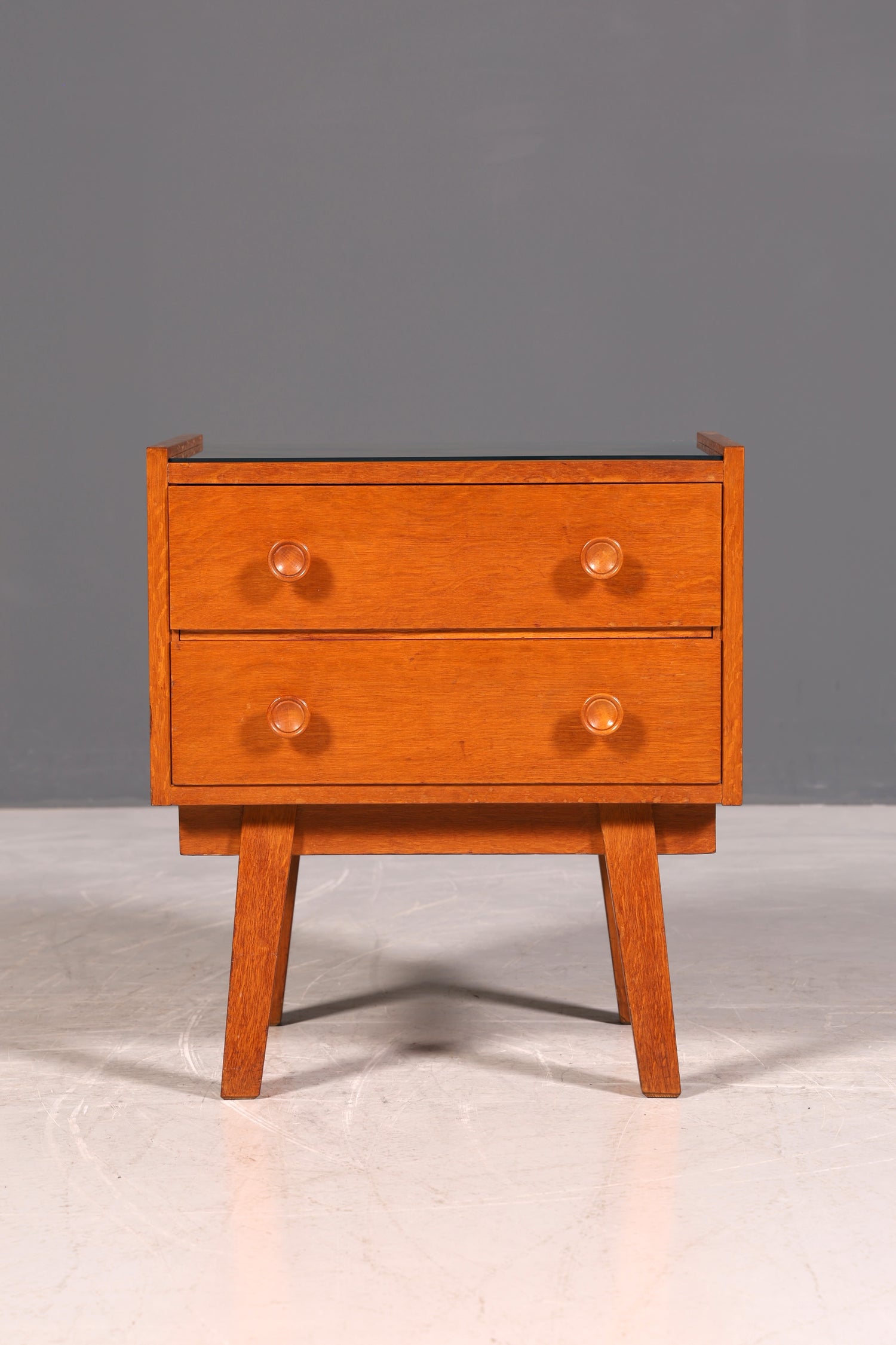 G252 Finish Wunderschöne Mid Century Kommode Vintage Nachttisch 60s Schubladenkommode (Kopie)