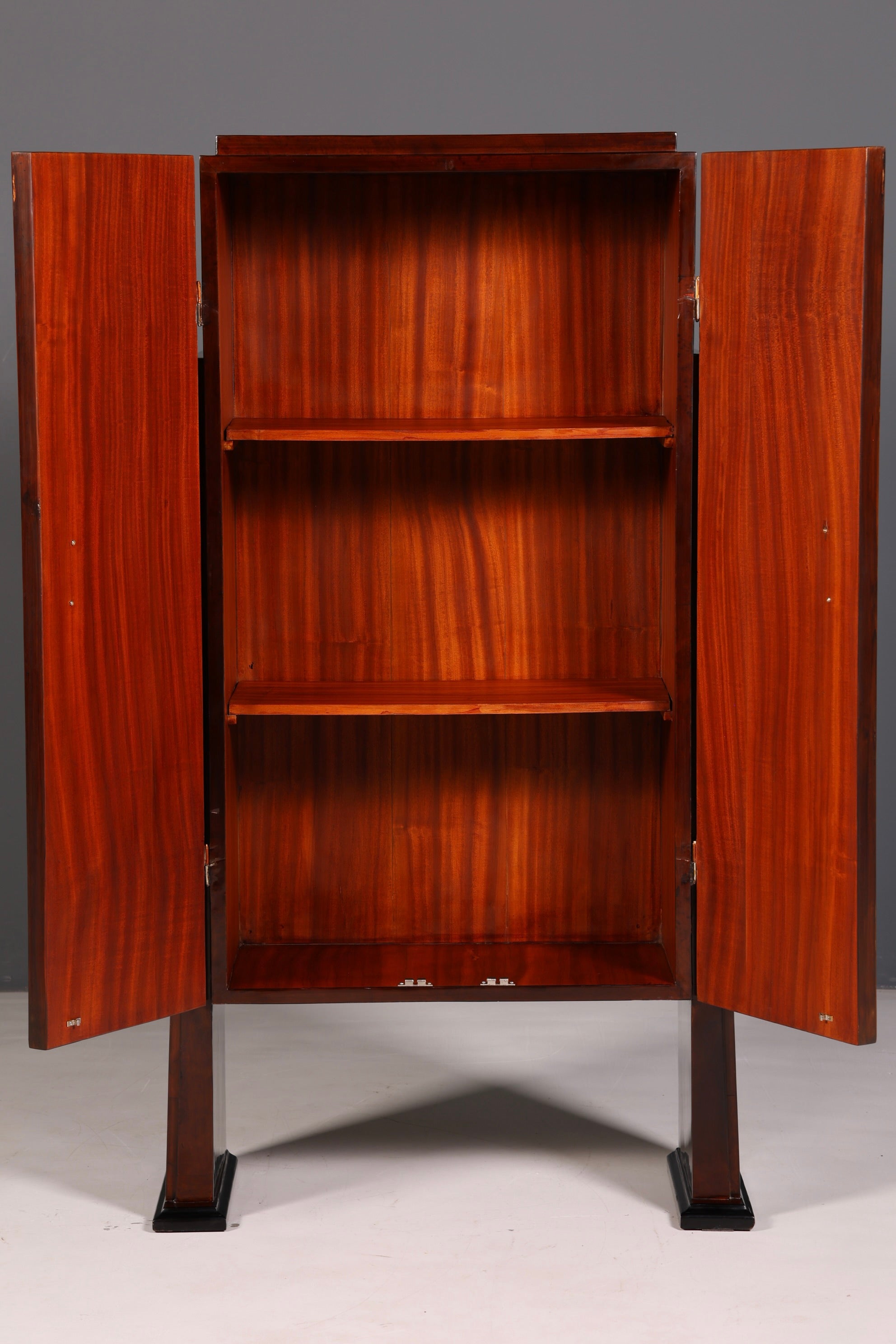 Stunning Art Deco designer cabinet, highboard, chest of drawers, vertiko, Sun, linen cabinet, hallway cabinet