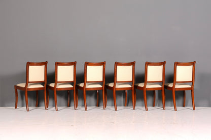 6x Edle Englische Stühle Regency Mahagoni Dining Chairs Esszimmerstühle Küchenstühle Stuhlset Vintage