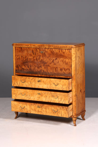 Traumhafter Sekretär im Biedermeier Stil um 1930 Schreibmöbel echt Holz Vertiko Kommode Schubladenkommode