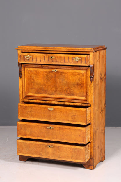 Wunderschöner Gründerzeit Sekretär Kommode Jugendstil Schubladenkommode Antik Vertiko Vintage