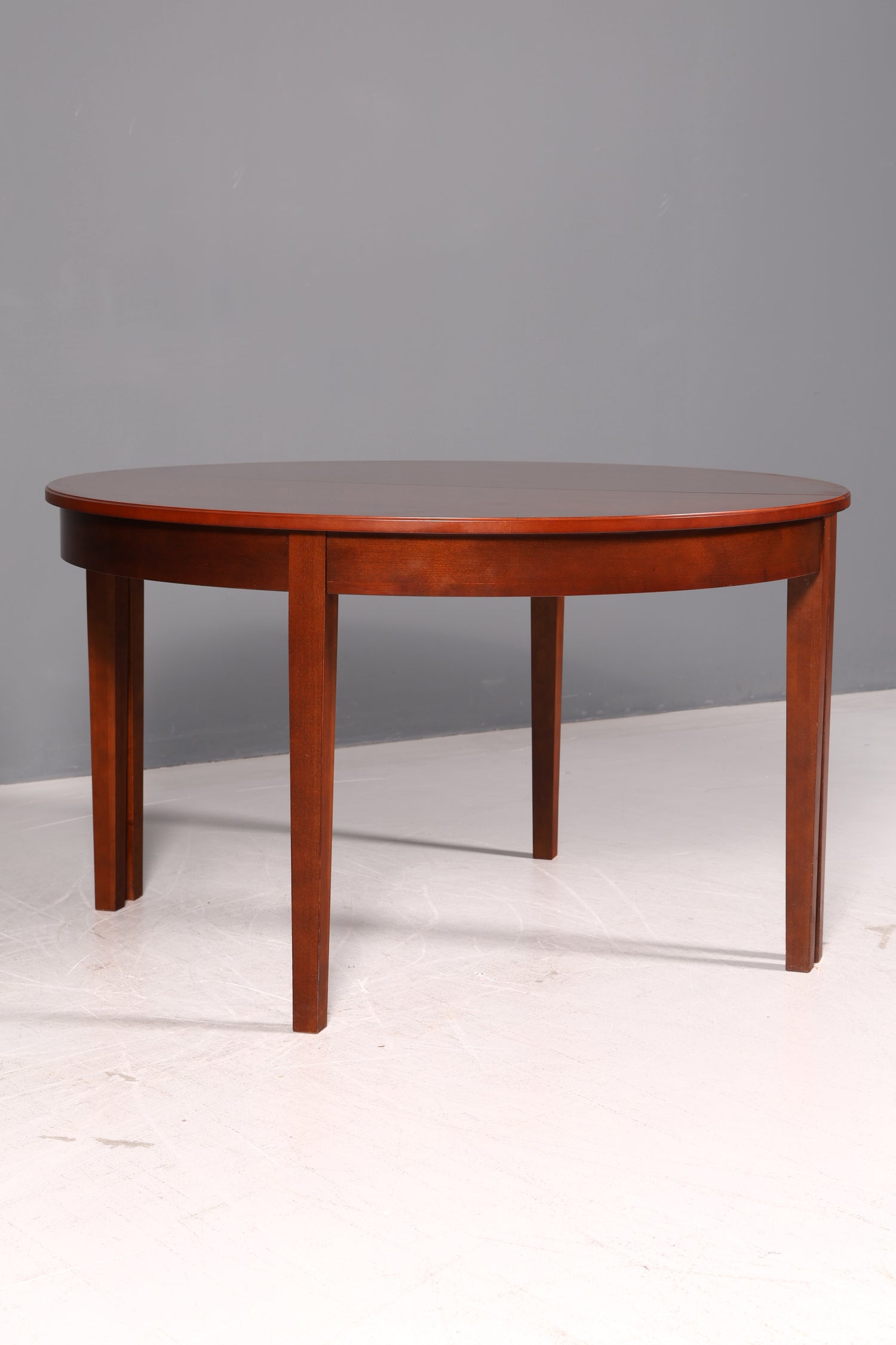 Traumhafter Mid Century Esstisch rund ausziehbar Vintage Küchentisch Esszimmertisch Rundtisch Holz