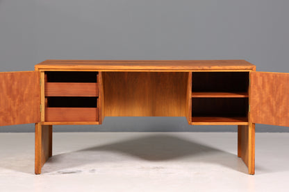 Wunderschöner Mid Century Schreibtisch Nussbaum Danish Design Bürotisch 60er Jahre Office Table Art Deco