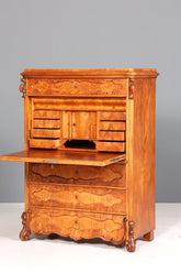 Edler Louis Philippe Sekretär um 1880 Gründerzeit Antik Vertiko Schrank Chiffoniere Schubladenkommode