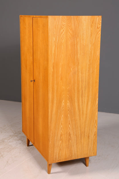 Traumhafter Original Hellerau Kleiderschrank Mid Century Vintage Schrank Retro Wäscheschrank Dielenschrank