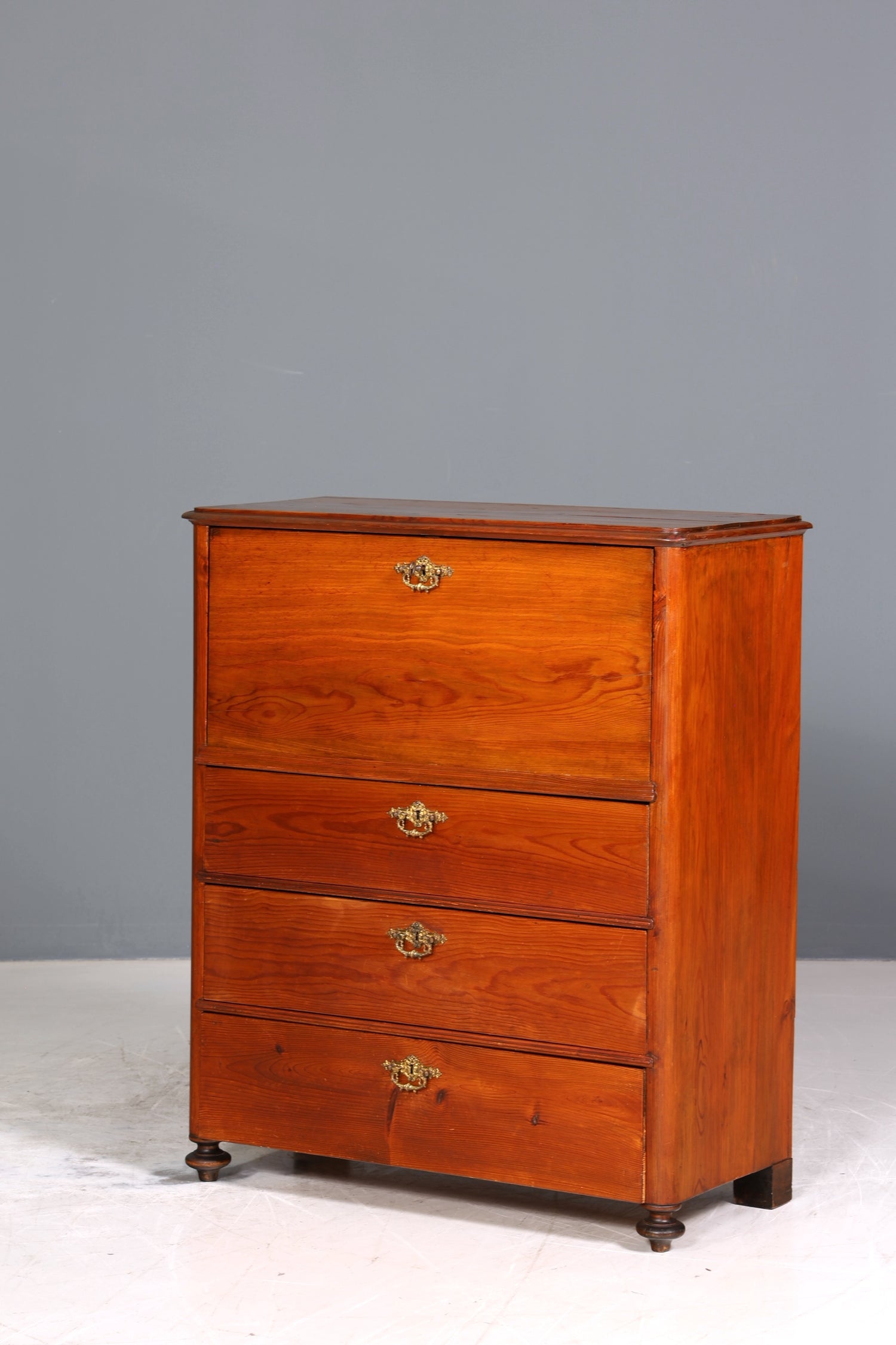 Wunderschöner Biedermeier Sekretär um 1875 Vertiko Antik Kommode Office Schreibkommode