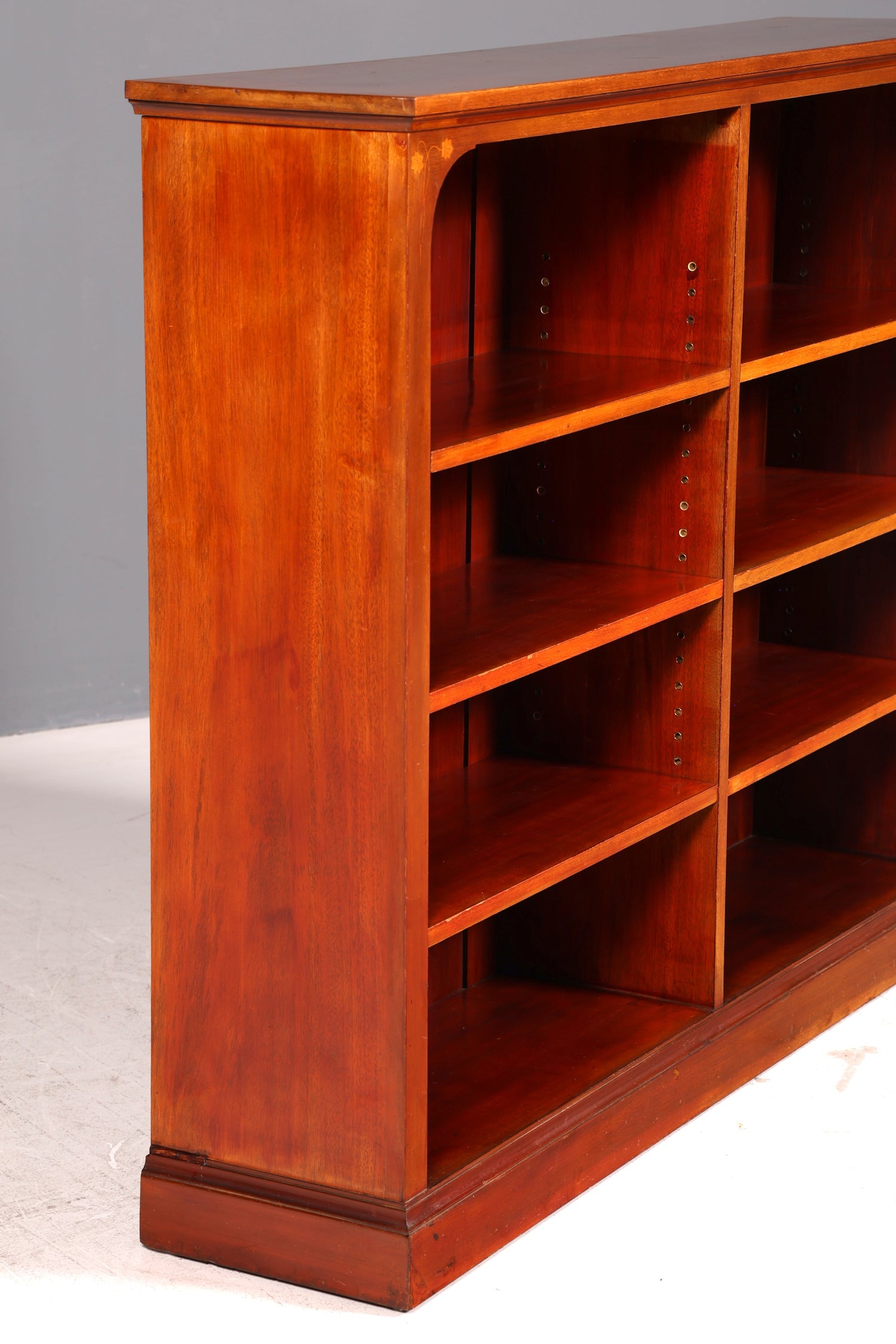 Wunderschönes Englisches Bücherregal Antik Regal Mahagoni Bookshelf Buchablage 60er