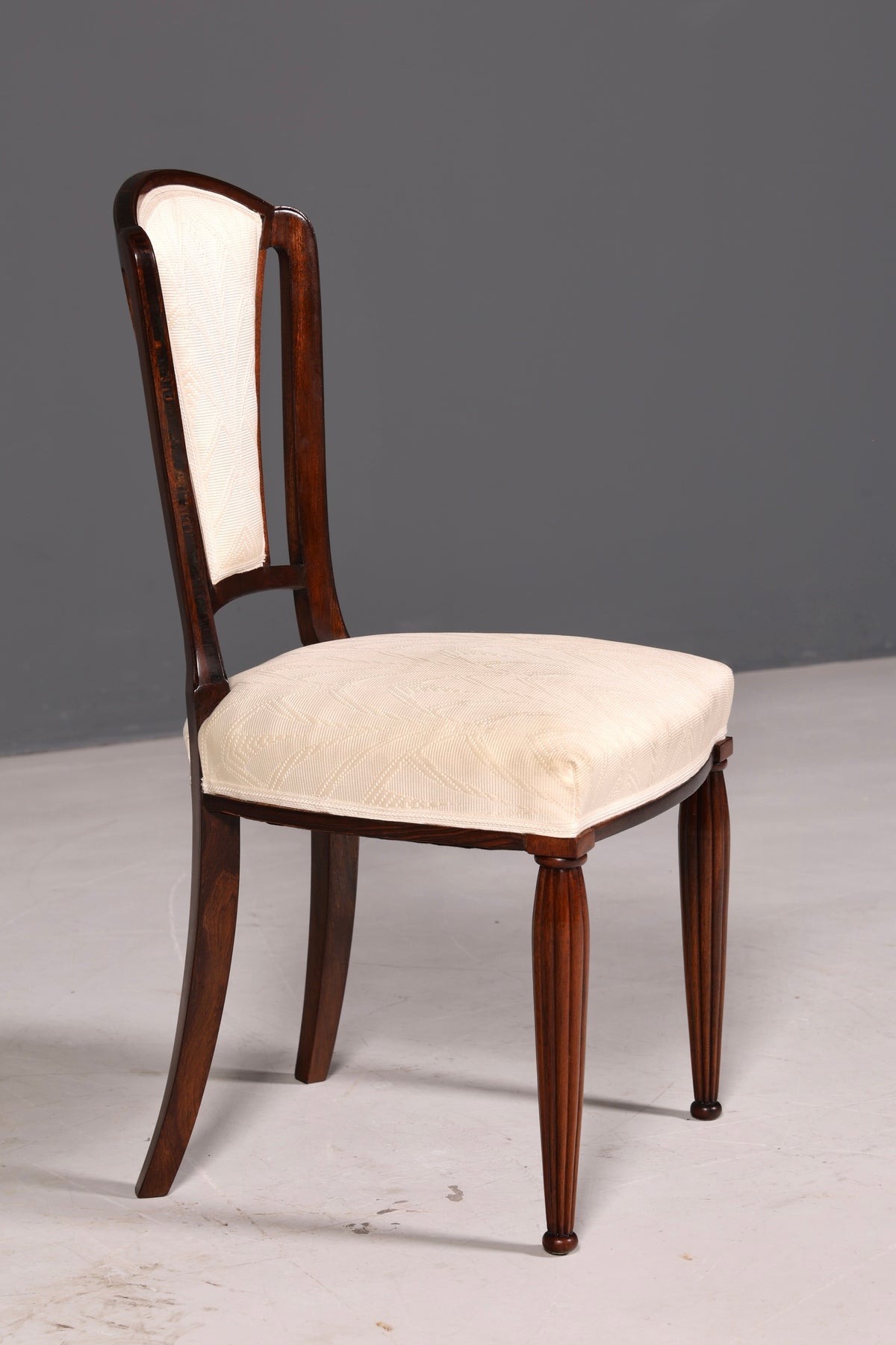 Elegant Art Deco chair Vintage dining chair writing desk chair upholstered chair armchair kitchen chair 1 of 2