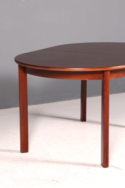 Wunderschöner Mid Century Ausziehtisch Ovaler Esstisch Küchentisch 60er Danish Design Vintage