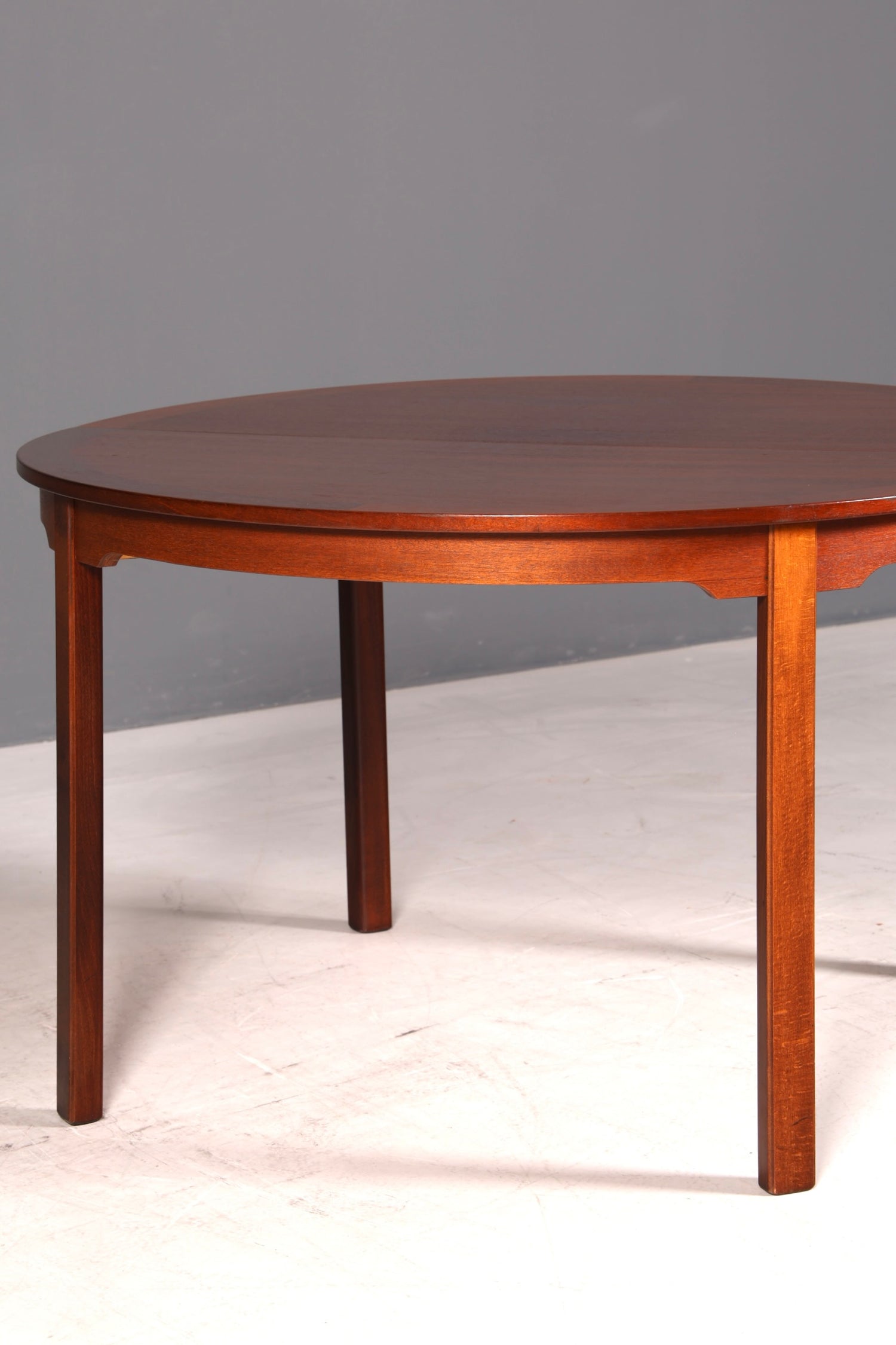 G133 Finish cm Schlichter Mid Century Esstisch ausziehbarer Vintage Tisch Retro Küchentisch