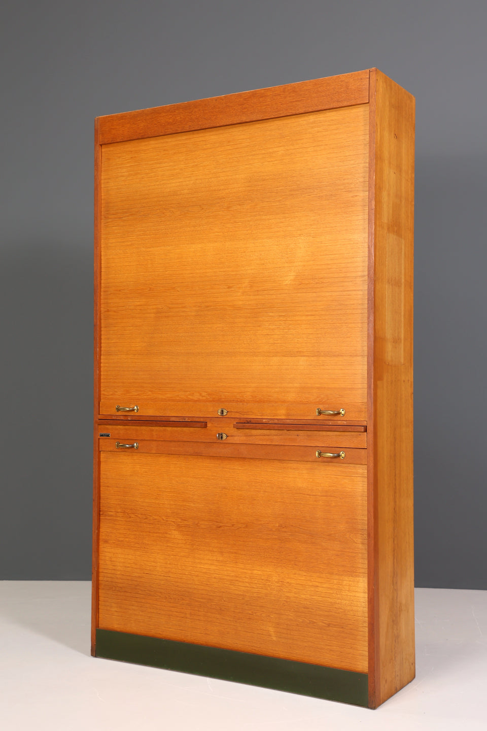 Mid Century Apothekerschrank Bauhaus Rollschrank Art Deco Büro Aktenschrank