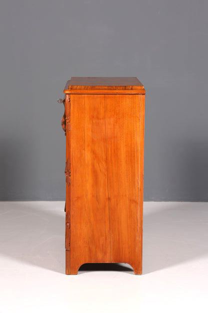 Wunderschöne Louis Philippe Kommode Nussbaum Biedermeier Schubladenkommode um 1890