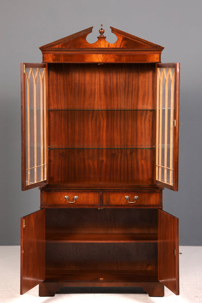 G471 Finish cm Wunderschöne Englische Vitrine Bibliothek Bücherschrank UK Buffet Schrank 60s Jahre (Kopie)