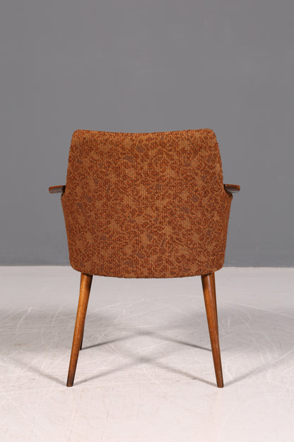 Wunderschöner Mid Century Stuhl Retro Armlehnstuhl Cocktailstuhl Küchenstuhl Sekretär Stuhl 2 von 4