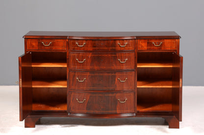 Wunderschönes Englisches Sideboard Mahagoni Schrank Antik 60s Buffetschrank Kommode 1 von 2