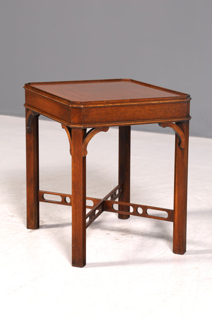 Edler Englischer Beistelltisch der Marke Bevan Funnell Mahagoni Side Table Ablagetisch Antik Vintage
