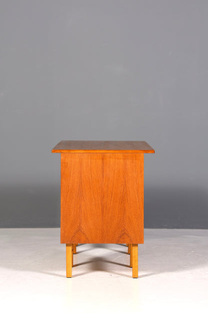 Wunderschöner Mid Century Schreibtisch Danish Design Teak Holz Bürotisch Vintage Office Table