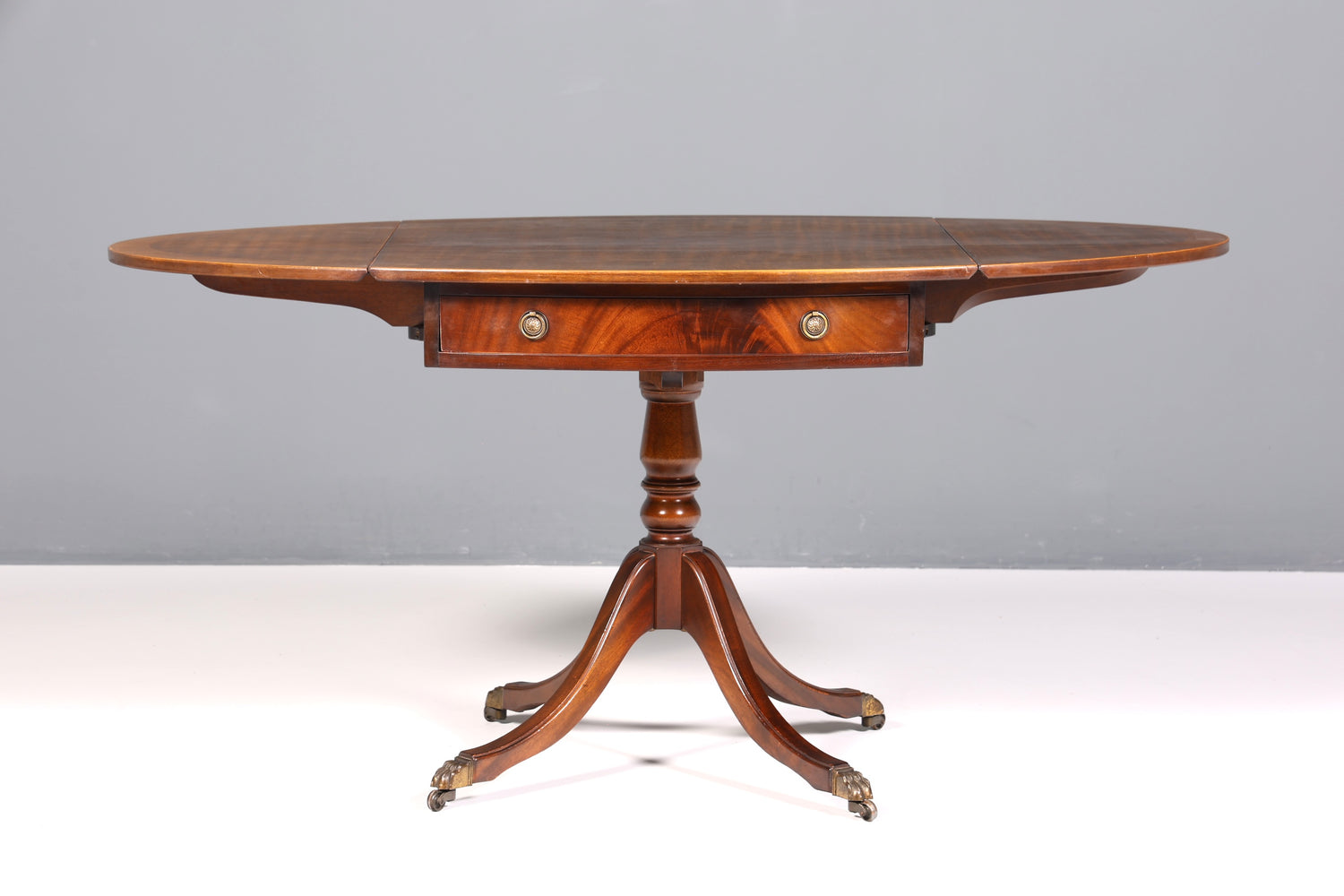 Wunderschöner Englischer Tisch ausklappbarer Esstisch Regency Antik Stil 60s Küchentisch Schreibtisch