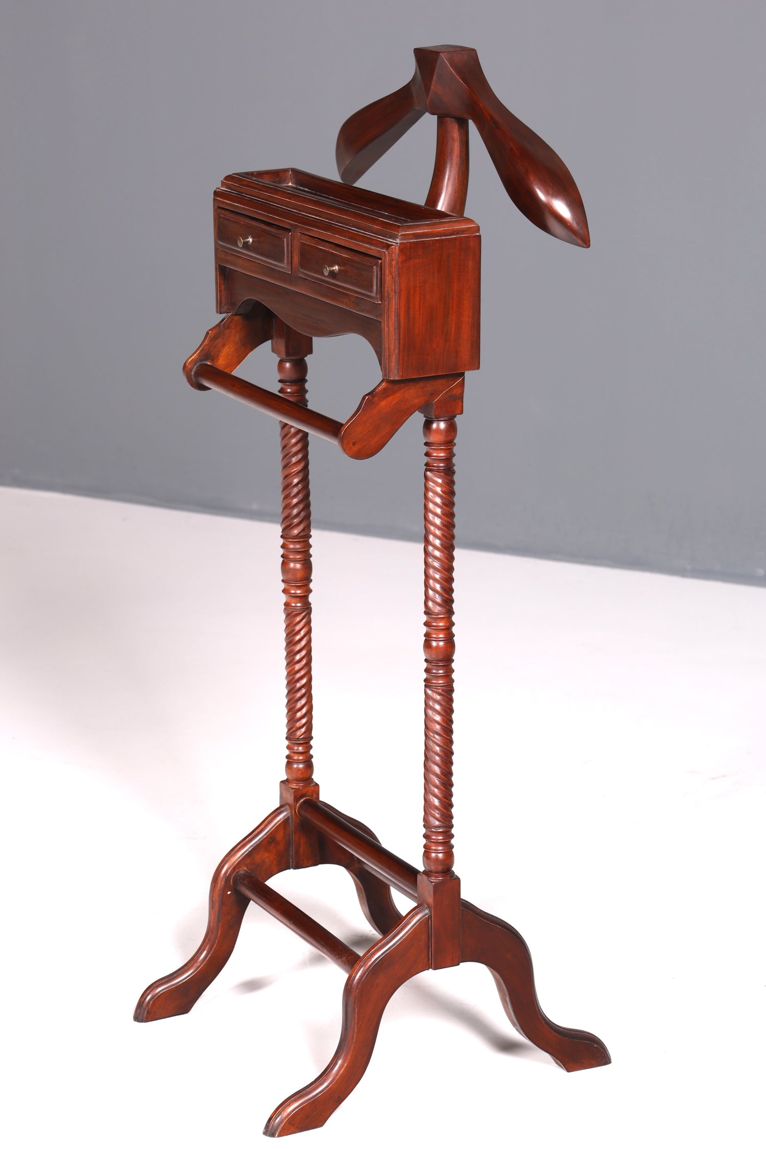 Wunderschöner Gründerzeit Kleiderbutler Antik Kleiderständer echt Holz Herrendiener Kleider Ablage Stummer Diener