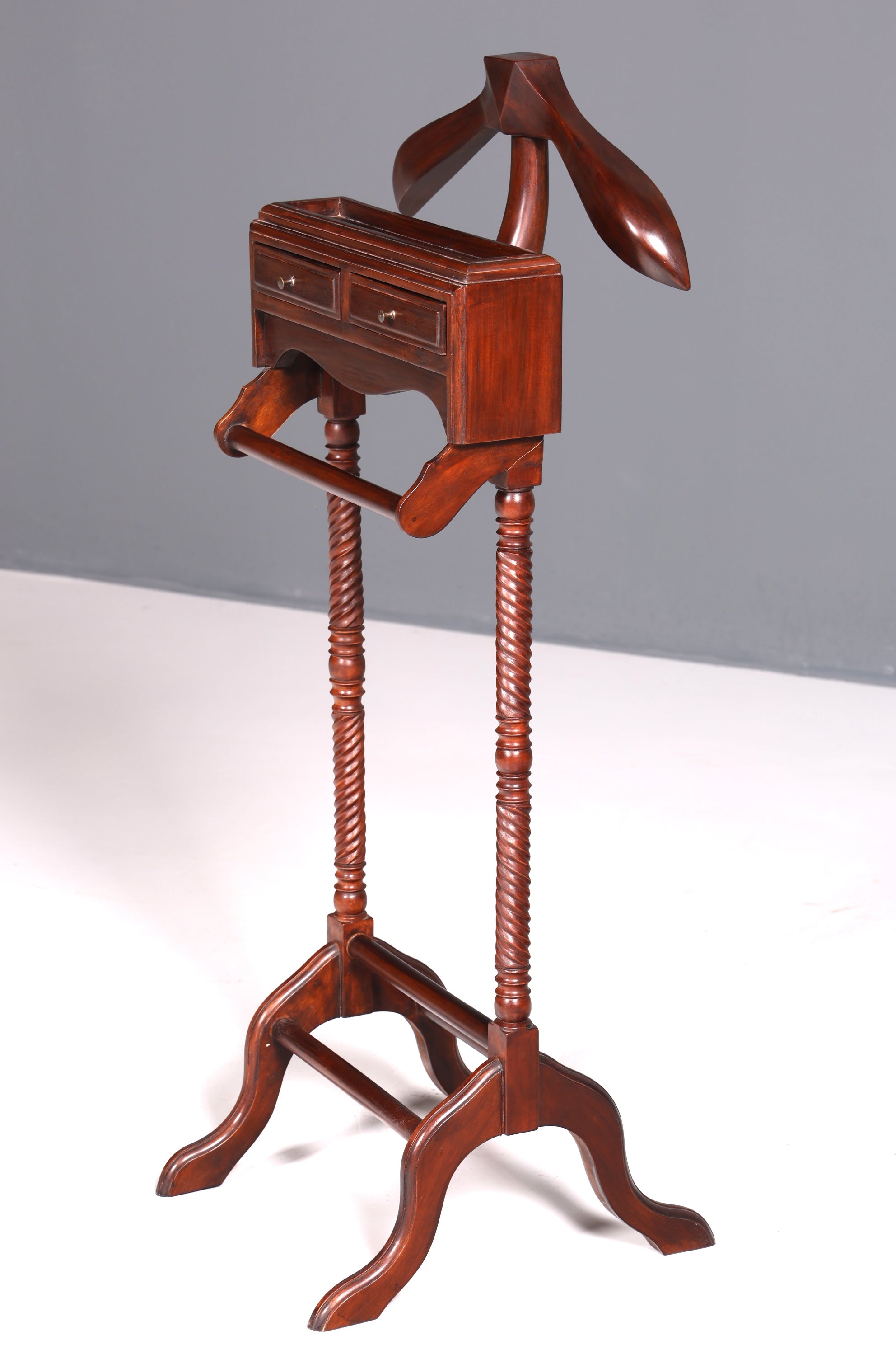 Wunderschöner Gründerzeit Kleiderbutler Antik Kleiderständer echt Holz Herrendiener Kleider Ablage Stummer Diener