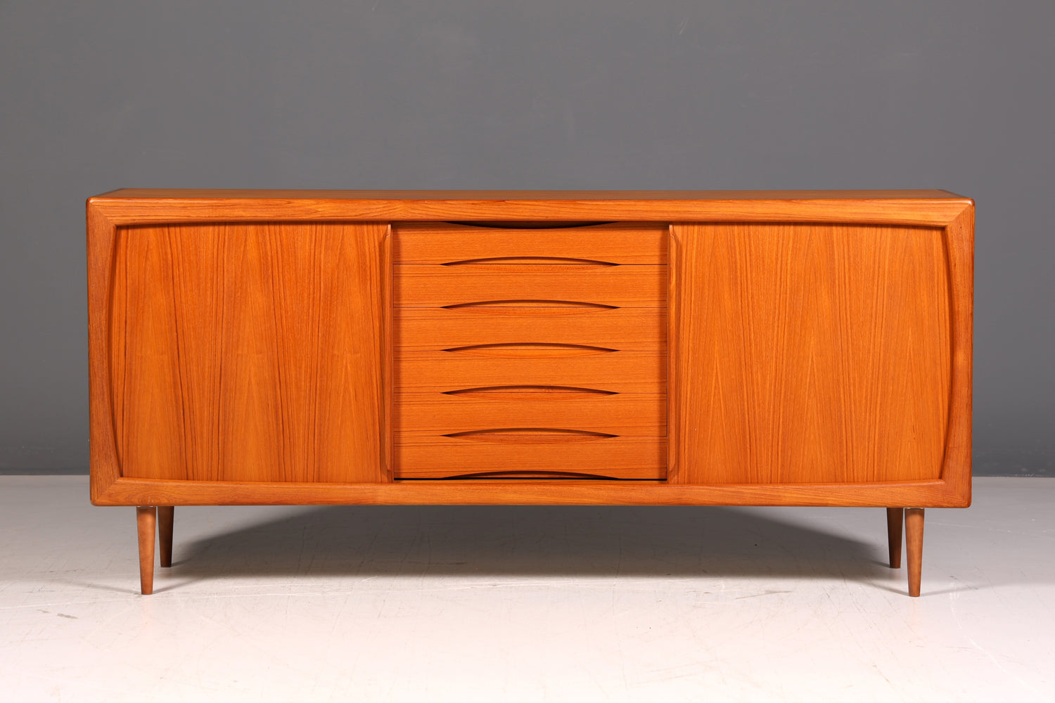 Original Dyrlund Schrank Mid Century Sideboard Danish Design Teak Holz TV Schrank 60s Buffet