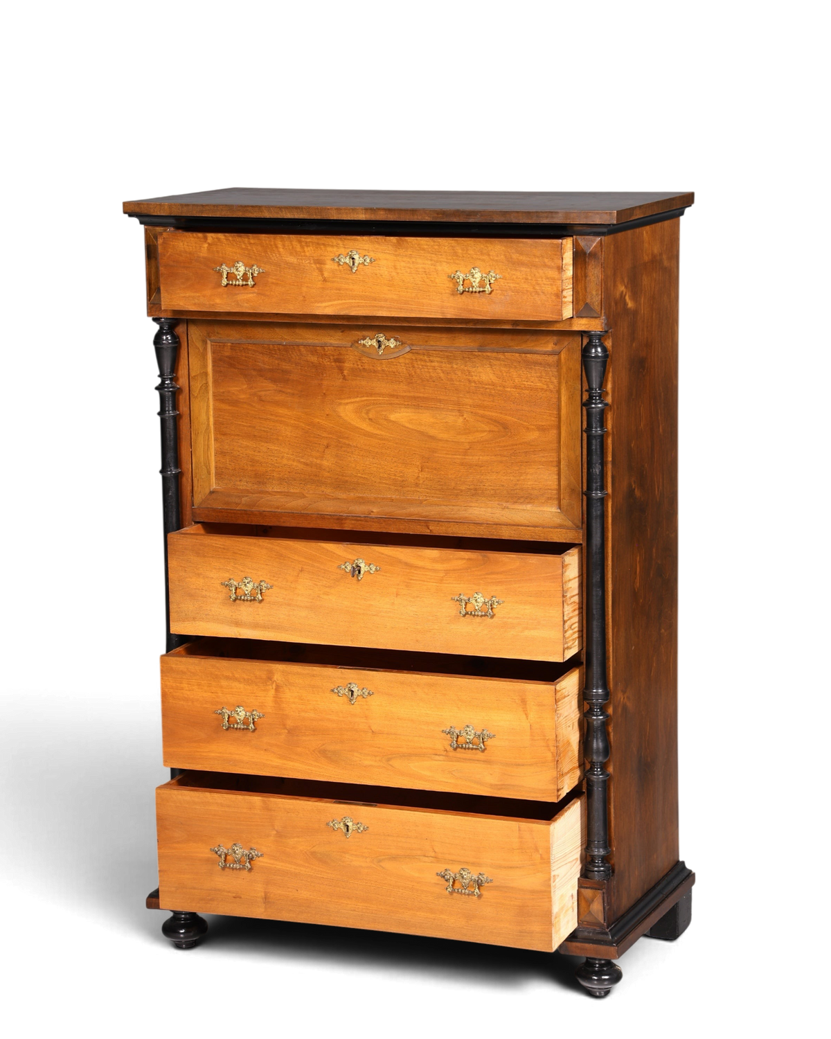 Traumhafter Gründerzeit Sekretär Vertiko Highboard Louis Philippe Kommode um 1880