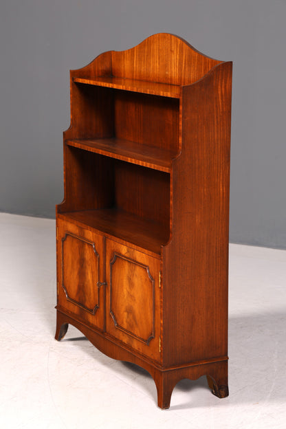 Wunderschönes Englisches Bücherregal Bevan Funnell Reprodux Mahagoni Regal mit Türfach 60s Standregal Bücherschrank