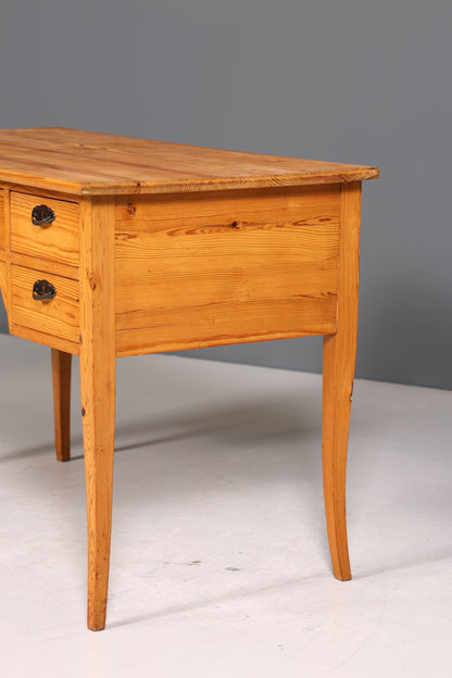 Filigree Art Nouveau Desk Gründerzeit Spruce Office Table Real Wood Desk Office Table Country House
