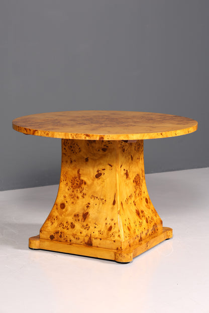 Traumhafter runder Art Deco Stil Tisch Esstisch Antik Stil Birke Küchentisch Esszimmer Tisch