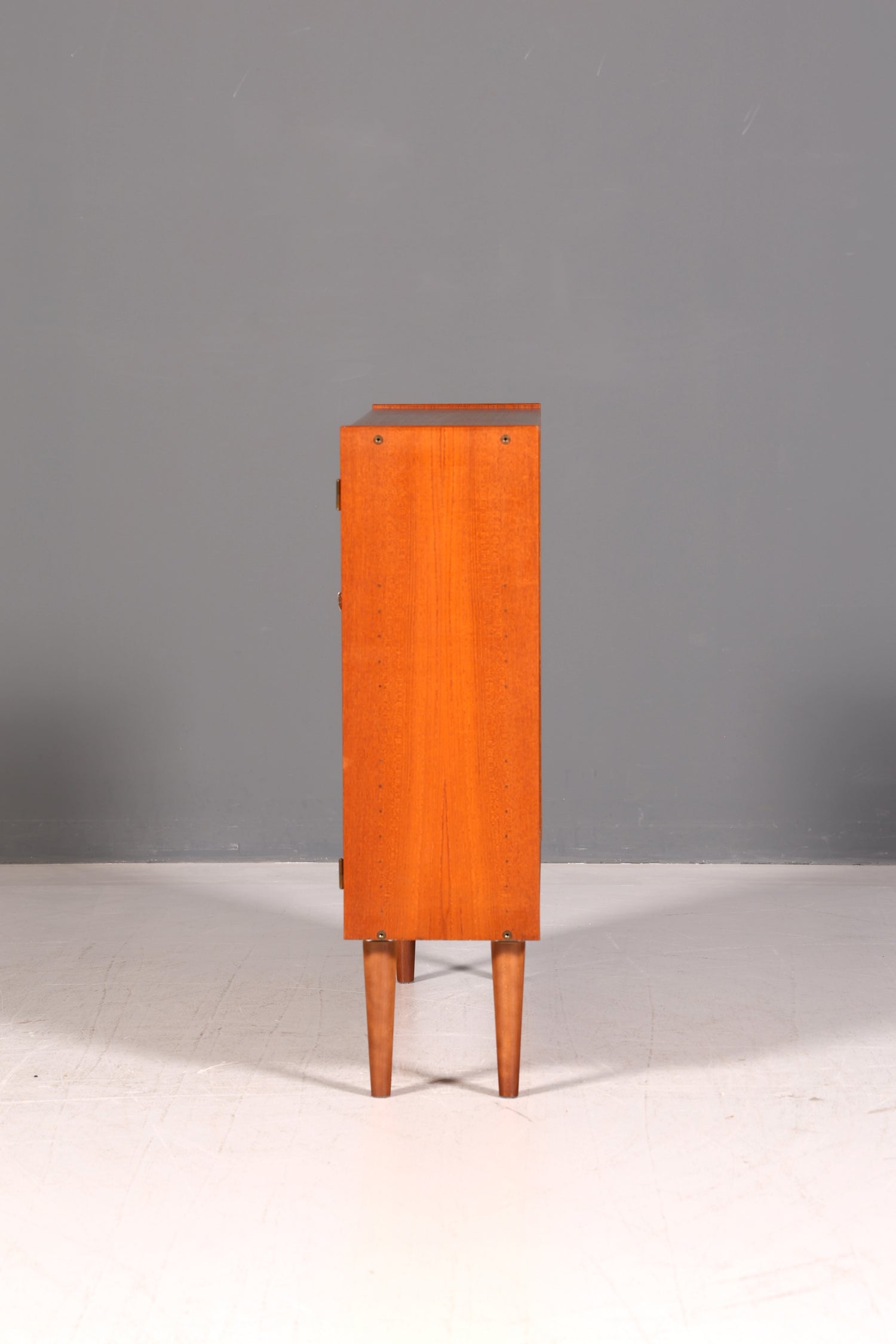 Wunderschöner Mid Century Schrank Teak Danish Design Highboard Vertiko Wäscheschrank Aktenschrank Vintage Retro 60er