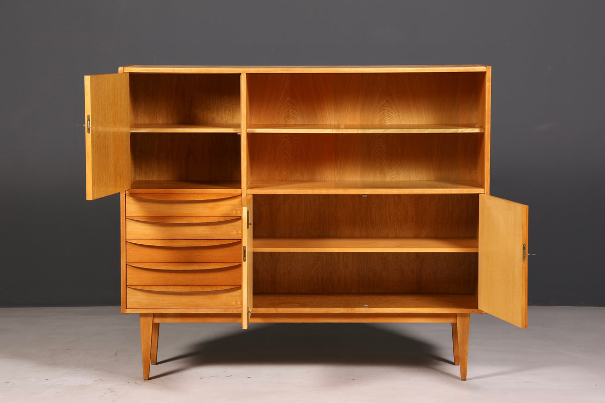 Beautiful Original Hellerau Cabinet Mid-Century Display Cabinet Franz Ehrlich 602 Sideboard Bookshelf