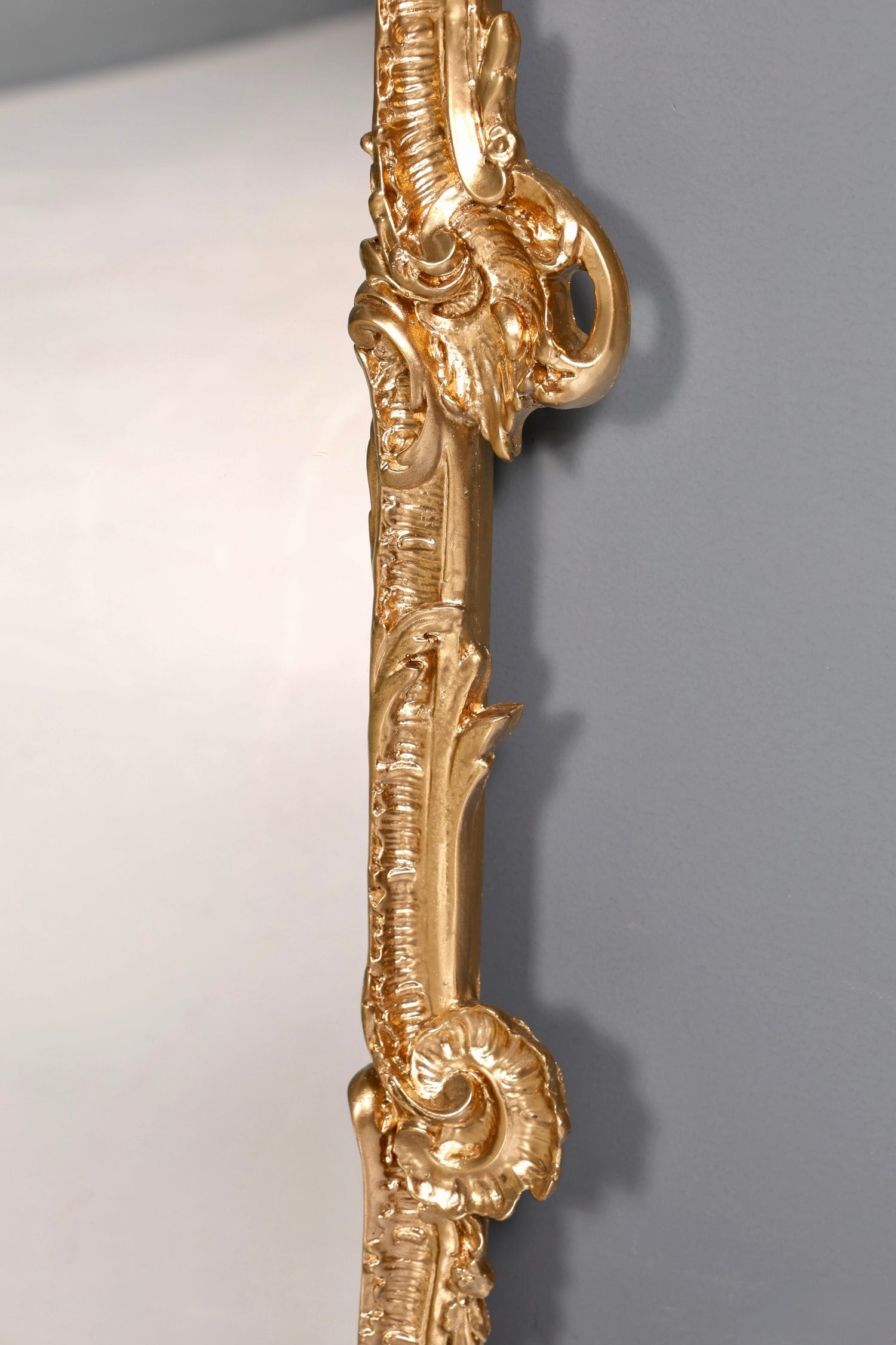 Wunderschöner Prunk Barock Stil Wandspiegel Ornamenten Gold Spiegel Flurspiegel Spiegel