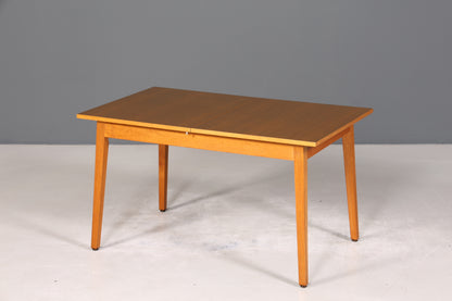 Traumhafter Mid Century Küchentisch Vintage Tisch ausziehbar und höhenverstellbar Esszimmer Tisch VEB
