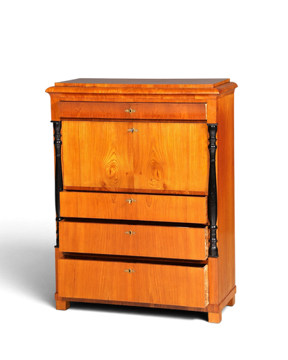 Wunderschöner Original Biedermeier Sekretär um 1860 Englisch Kommode Antik Bürokommode