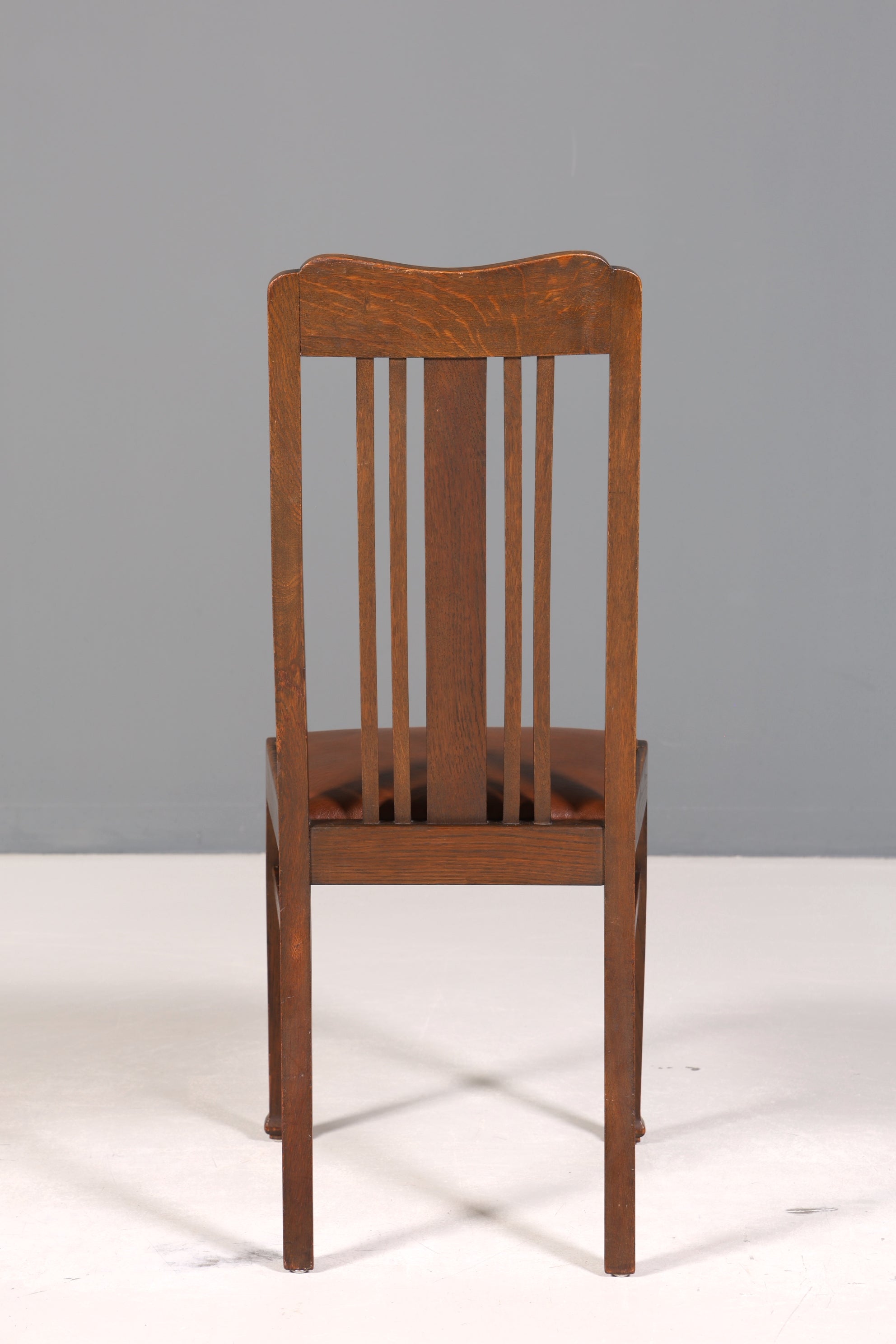 Traumhafter Jugendstil Stuhl Sekretär Stuhl Antik Eiche Küchenstuhl um 1900