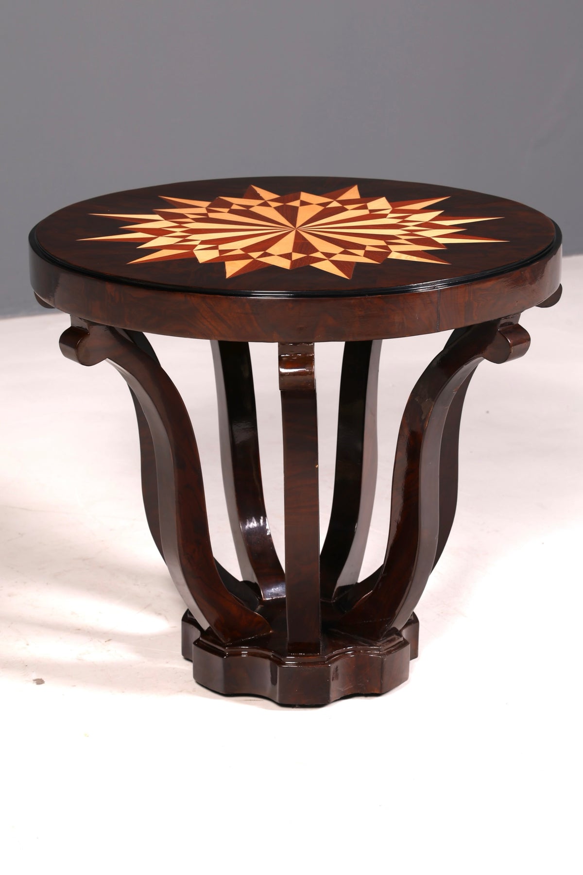 Wunderschöner Art Deco Stil Couchtisch Antik Stil Luxus Beistelltisch Wohnzimmer Ablagetisch
